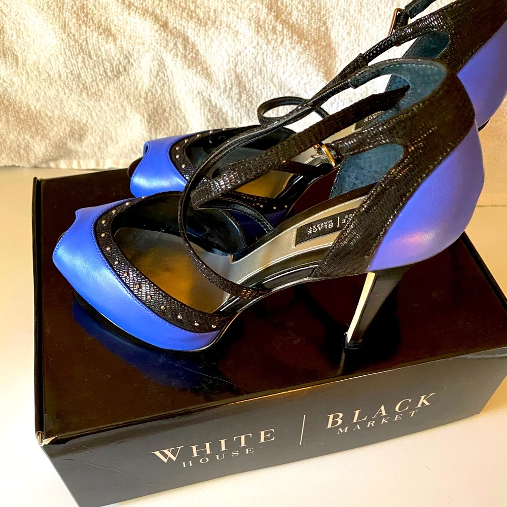 WHBM ADRI platform heels size 8.5